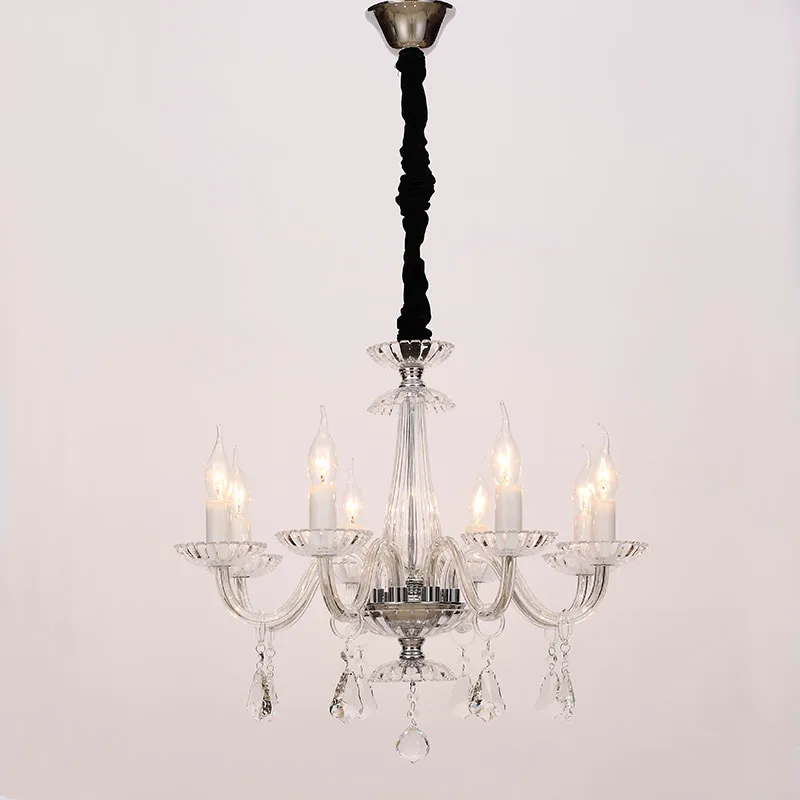 Πολυέλαιος Οροφής Aca Lompelia BLK80388PCC Chrome