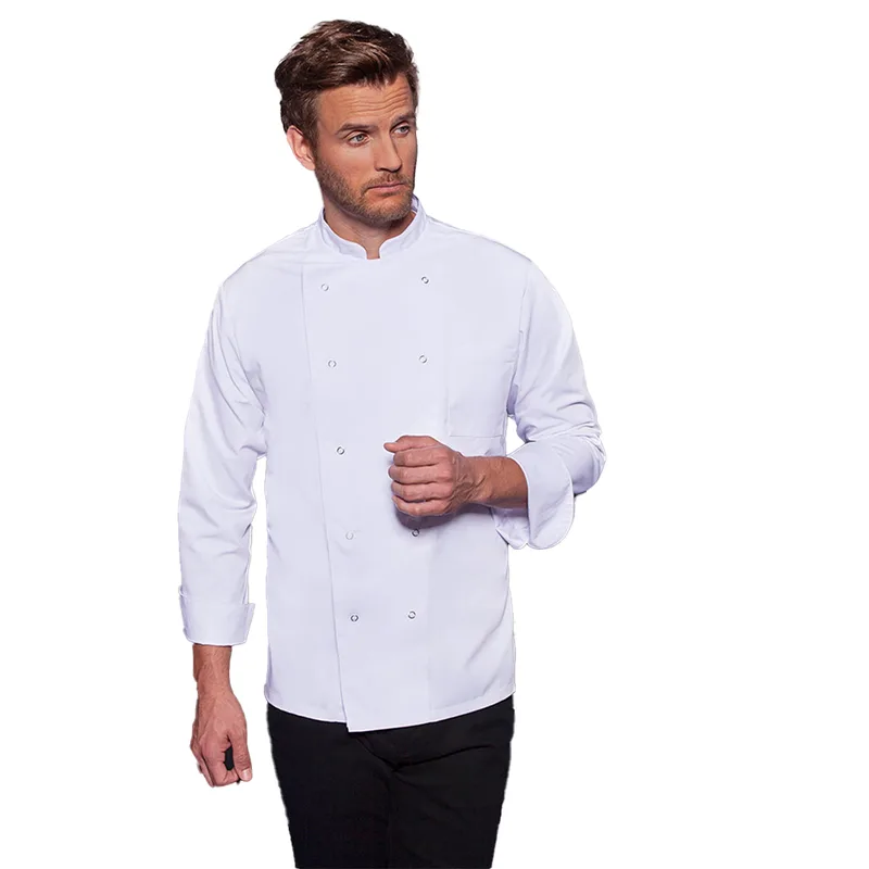 Σακάκι μάγειρα Basic Karlowsky BJM 2 White