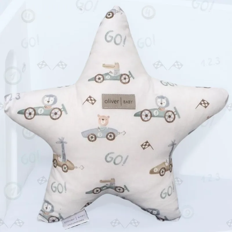 Μαξιλάρι Διακοσμητικό Αστέρι 37x37 cm Design 421 Oliver Baby