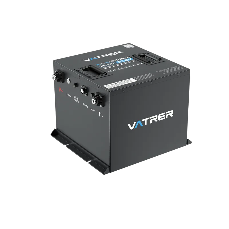 Vatrer 48V 105Ah Mini Lithium Golf Cart Battery | 200A BMS