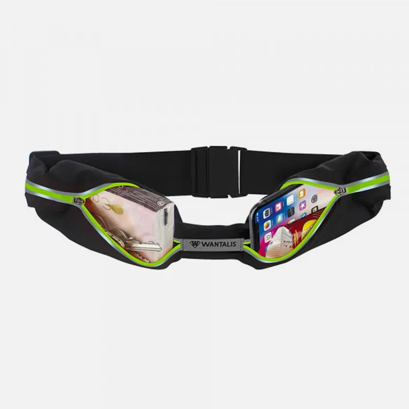Wantalis 2 Poches Unisex Τσαντάκι Μέσης Για Τρέξιμο (9000089692_3565)