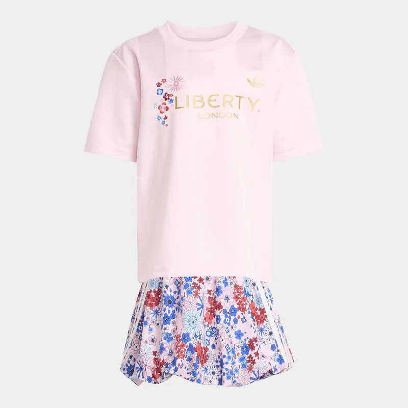 adidas Originals K X Liberty London Skirt Tee Set (9000261466_33799)