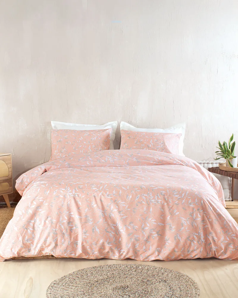 Ζεύγος μαξιλαροθήκες (50Χ70) LORETA PINK, RYTHMOS HOME