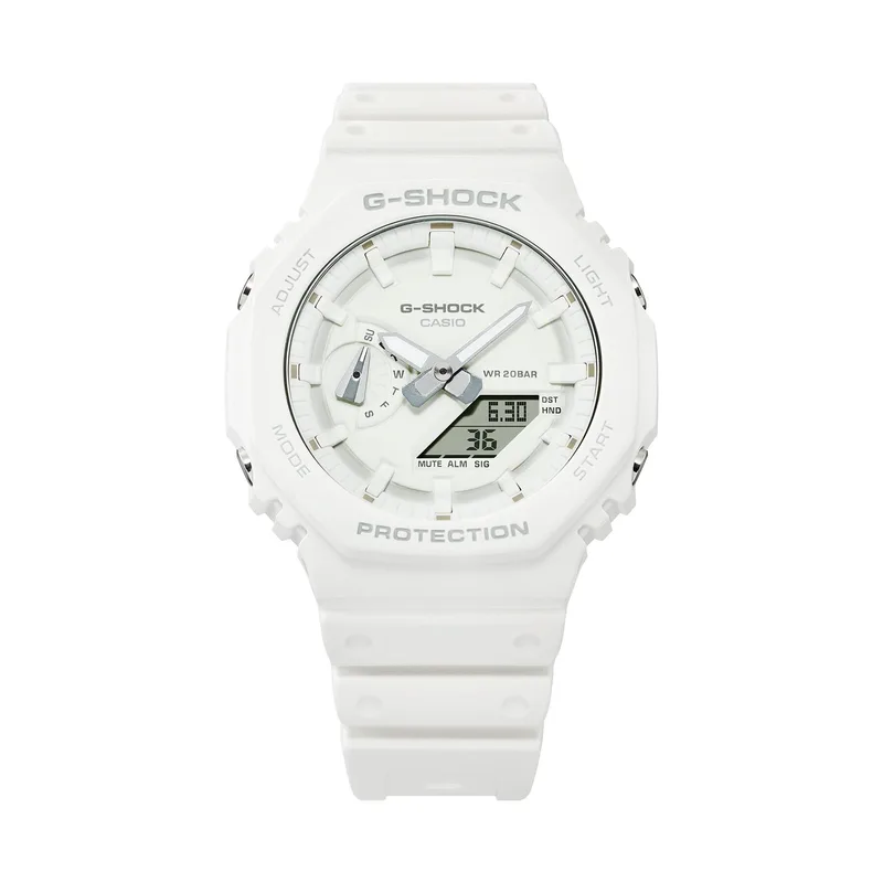 Ρολόι G-Shock GA-2100-7A7ER Λευκό