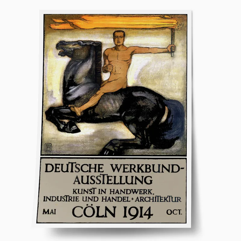 Πόστερ 1914 DEUTSCHE WERKBUND EXHIBITION