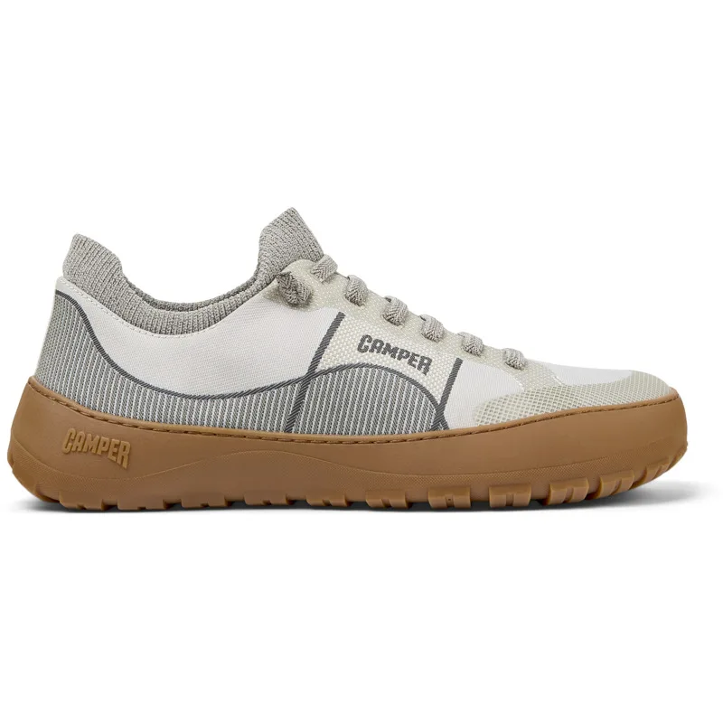 CAMPER Peu Serra - Casual παπούτσια Για Ανδρικα - Μπεζ,Λευκό,Γκρι, Μέγεθος 43, Cotton fabric