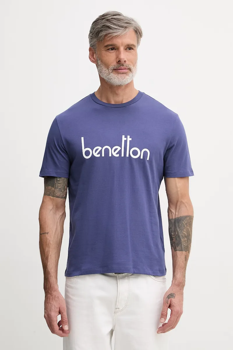 United Colors of Benetton T-shirt Ανδρικό Βαμβακερός