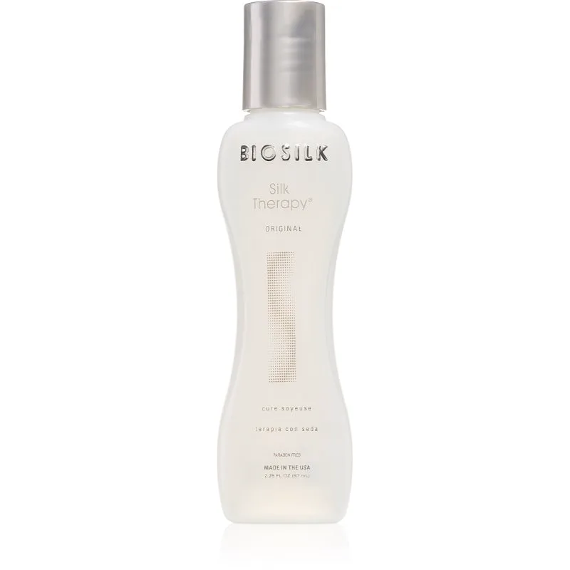 Biosilk Silk Therapy Original μεταξένια αναγεννητική φροντίδα για όλους τους τύπους μαλλιών 67 ml