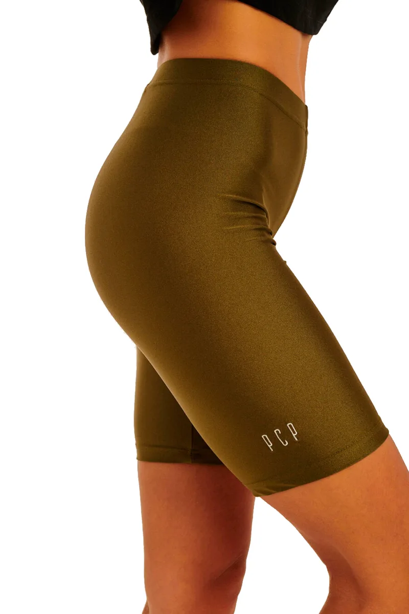 PCP ΚΟΛΑΝ BIKER SHORTS - Olive-PCPBIKERSHORTS-KHAKI