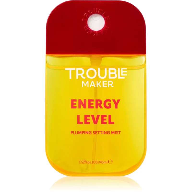 Trouble Maker Energy Level σταθεροποιητικό σπρέι για μεικ απ για λαμπρή επιδερμίδα 45 ml