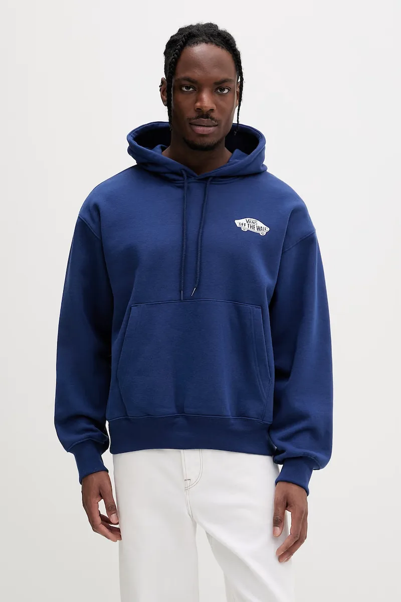 Vans μπλούζα με κουκούλα ανδρική με βαμβάκι