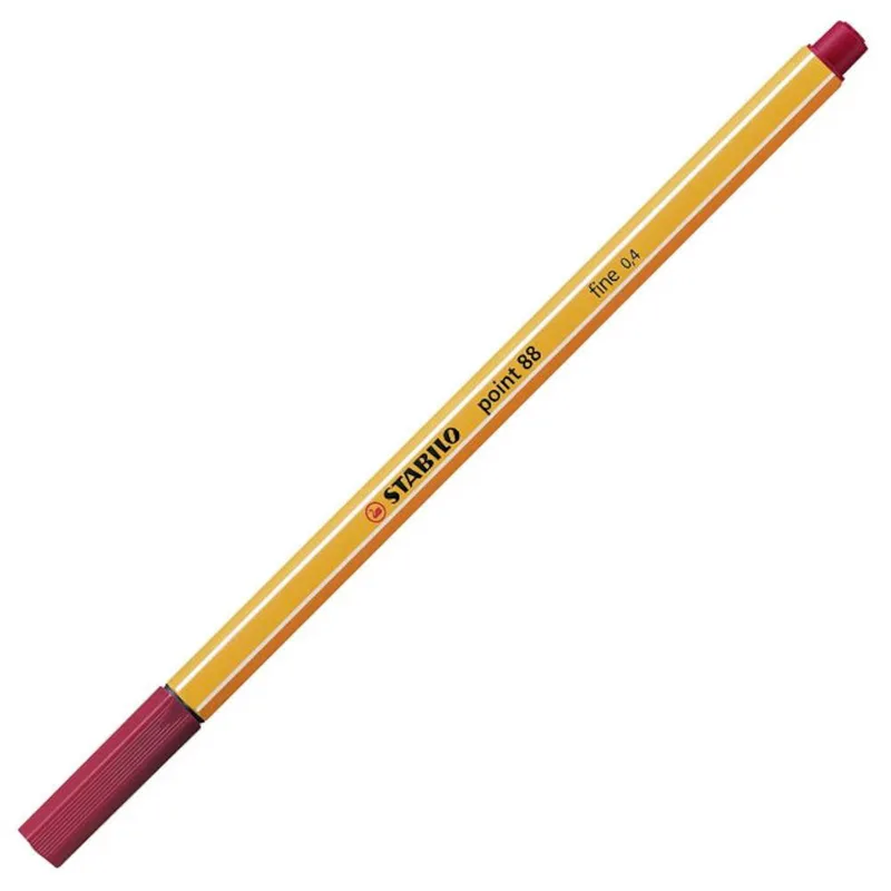 ΜΑΡΚΑΔΟΡΟΣ STABILO 88/50 POINT DEEP RED 0,4mm