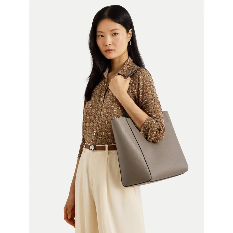 Τσάντα LAUREN RALPH LAUREN Large Cameryn 431960183009 Καφέ