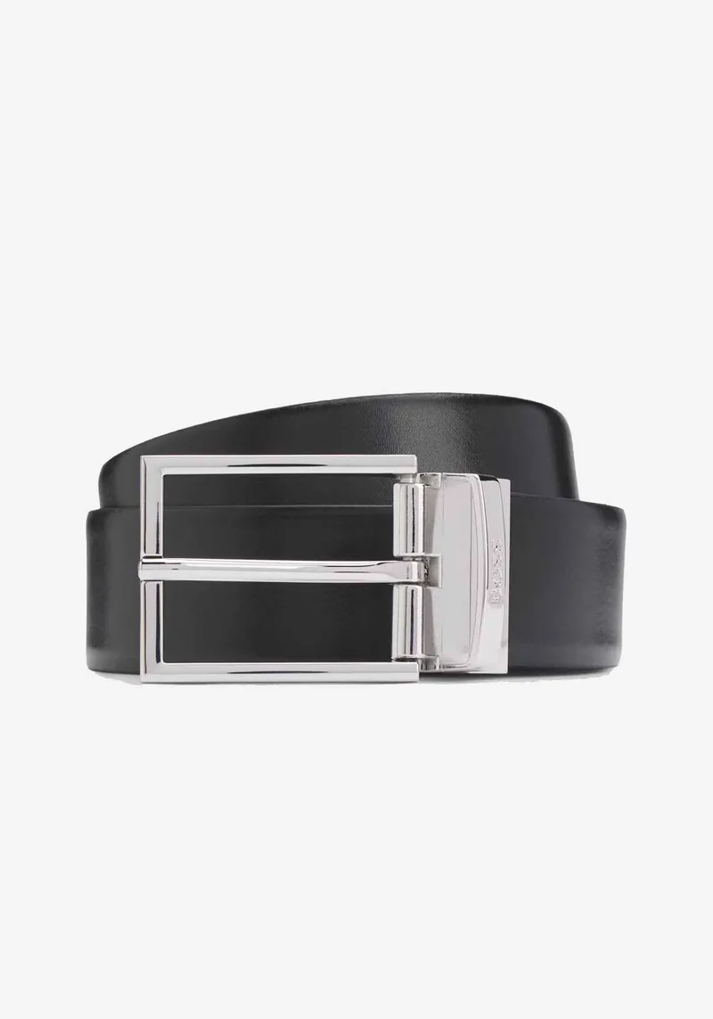BOSS Ζώνη της σειράς Otano - 50537112 002 Black Brown