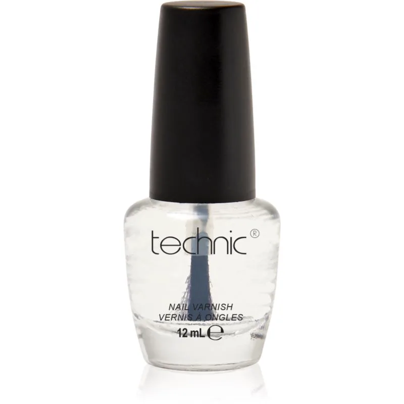 Technic Cosmetics Nail Varnish βερνίκι νυχιών με γρήγορο στέγνωμα απόχρωση Clear 12 ml