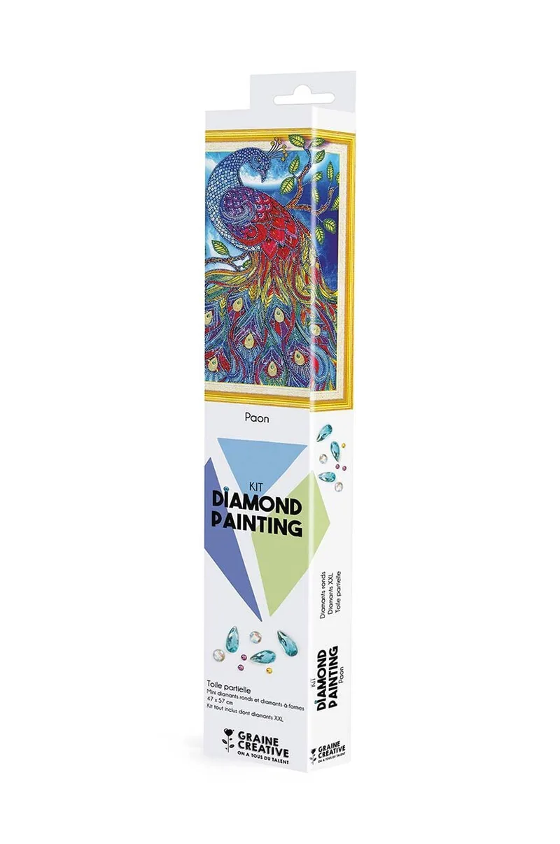 Κιτ diy Graine Creative Diamond Painting Paon