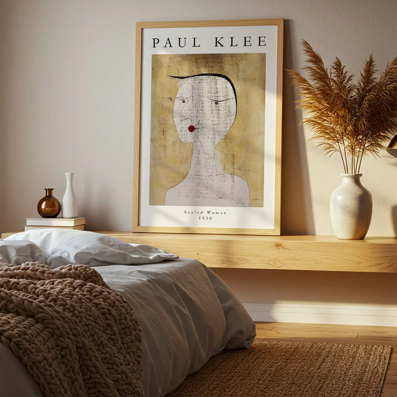 Πόστερ PAUL KLEE - SEALED WOMAN