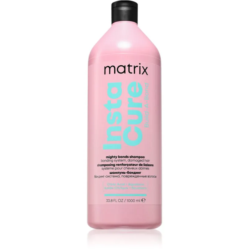 Matrix Instacure Build A Bond αποκαταστατικό σαμπουάν για κατεστραμμένα μαλλιά 1000 ml