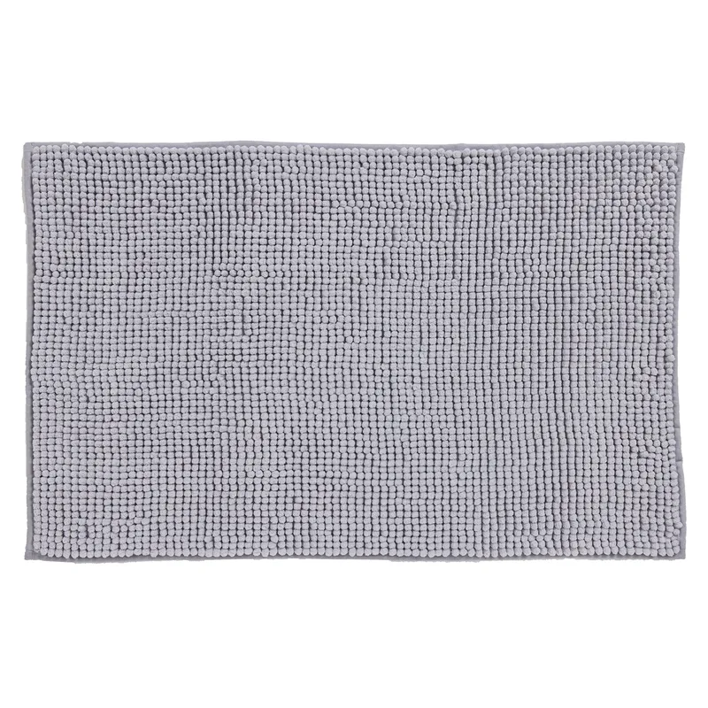 Ταπέτο Μπάνιου Αντιολισθητικό Chenille 50x80εκ. Bathmats 0774 Γκρι Das Home (Ύφασμα: Chenille, Χρώμα: Γκρι) - Das Home - 420750800774