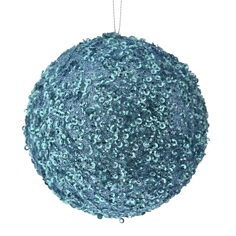 Χριστουγεννιάτικη Μπάλα Polyfoam Γαλάζια Glitter 12εκ. iliadis 83524 (Σετ 8 Τεμάχια) (Χρώμα: Γαλάζιο , Υλικό: Polyfoam) - Iliadis - il_83524