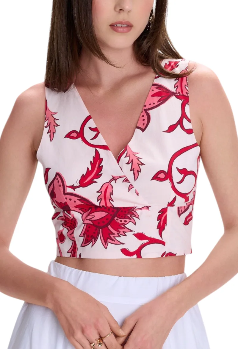 Top Ale Μπούστο Abstract Φλοράλ 8921128-MULTICOLOR Γυναικείο