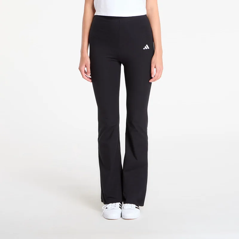 Κολάν adidas Essentials Small Logo Flared Leggings Black/ White S