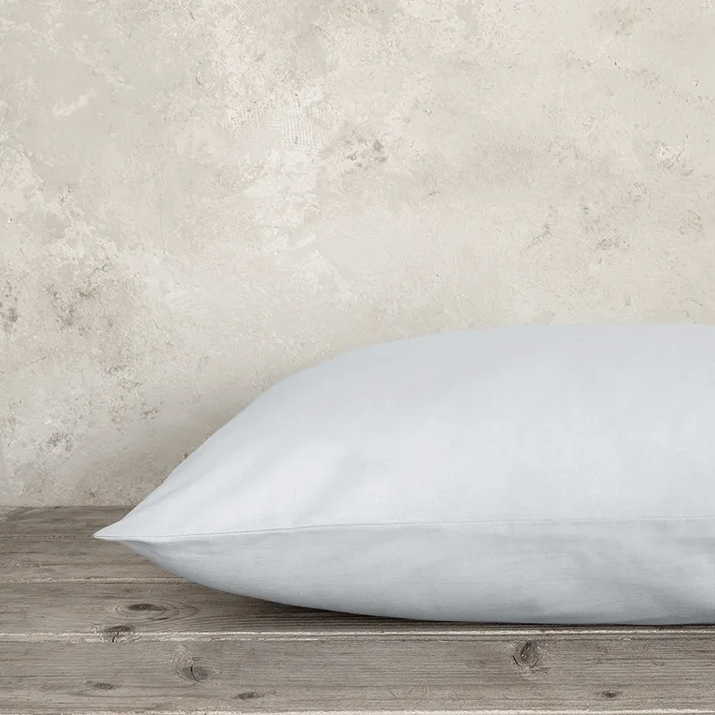 Μαξιλαροθήκες Ζεύγος 52X72 Nima Unicolors Shiny Gray (52x72)