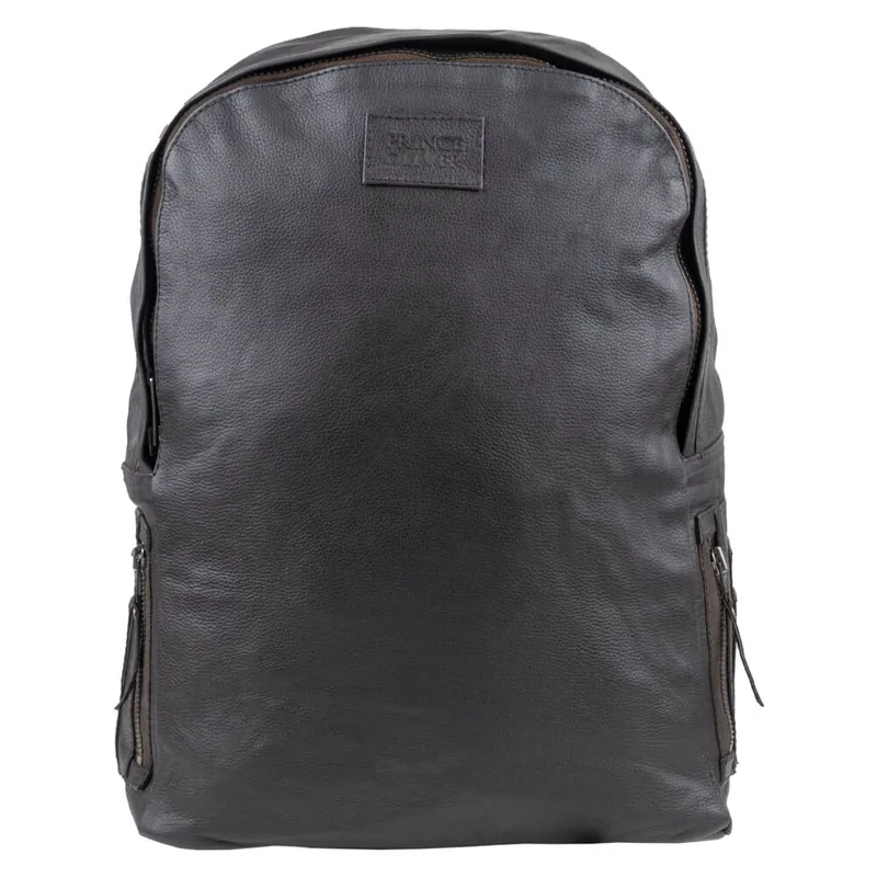 Prince Oliver Ανδρικό Σακίδιο Πλάτης Backpack Καφέ "Original Leather"