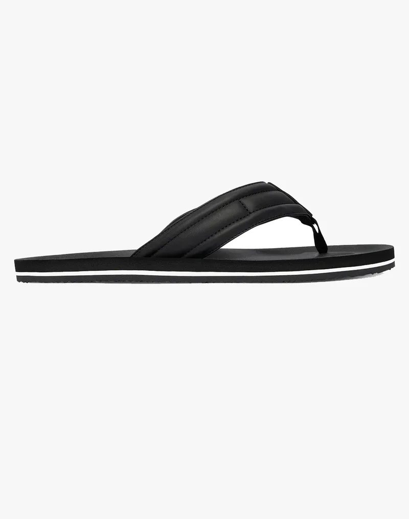TOMMY HILFIGER HILFIGER PADDED BEACH SANDAL FM0FM05801-BDS Black