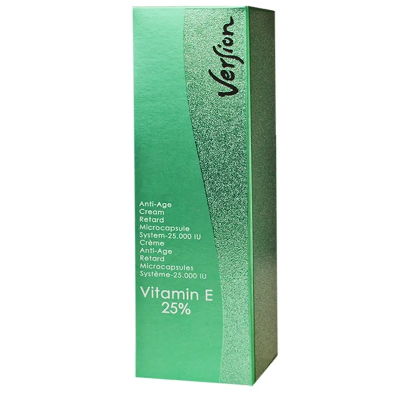 Version Vitamin E 25% Night Cream with Vitamin E Αναπλαστική, Αναζωογονητική Κρέμα με Βιταμίνη E Κατάλληλη για Ξηρές & Πολύ Ξηρές Επιδερμίδες 50ml