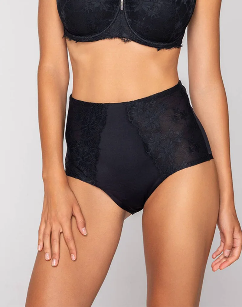 LUNA Venus high waist maxi brief 25502-02 Black