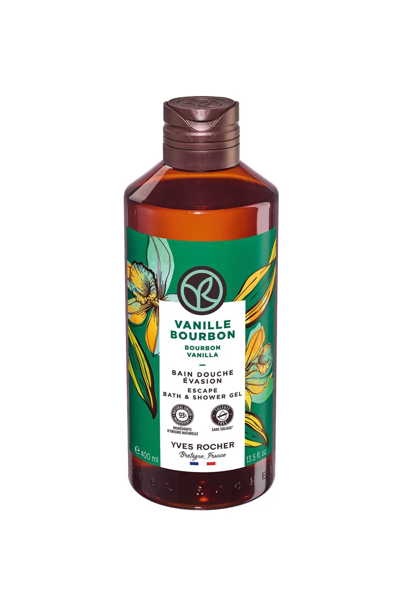 Yves Rocher Bourbon Vanilla Escape Bath & Shower Gel 400 ml - 37983