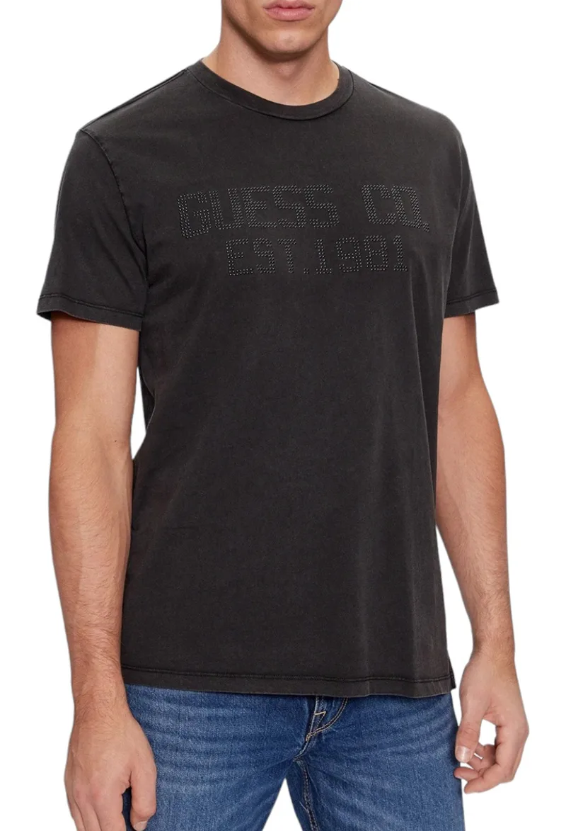 Μπλούζα Κοντομάνικη Guess Studs Vintage M4RI02I3Z14 Ανδρικό