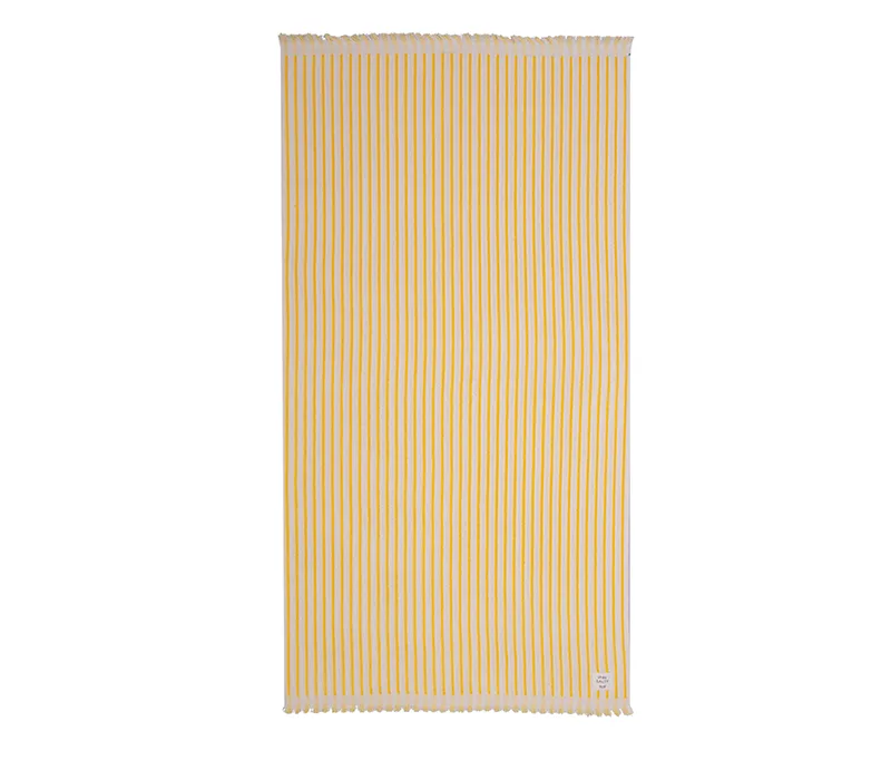 Πετσέτα θαλάσσης (90x170) Nef-Nef Homeware Elveria Yellow