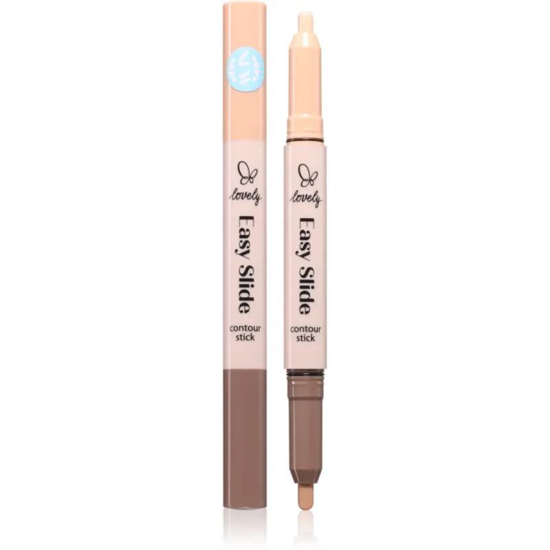 Lovely Easy Slide Contour Stick διπλής όψης στικ για περιγράμματα απόχρωση 02 1 τμχ