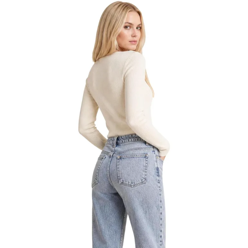 Πουλόβερ Guess LS VN ELLIE SWTR W6YR10 Z0949