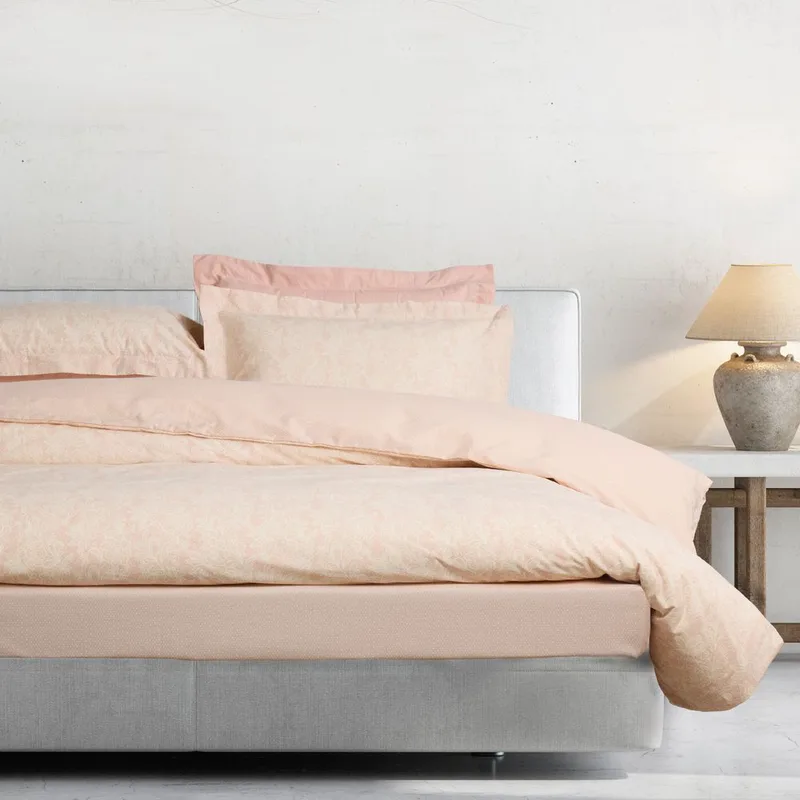 ΣΕΤ ΣΕΝΤΟΝΙΑ ΥΠΕΡΔΙΠΛΑ DAS HOME CASUAL 5441 ΙΒΟΥΑΡ/ΡΟΖ NUDE 4ΤΜΧ (240X260CM)
