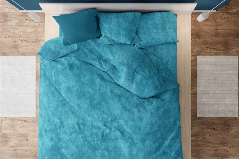 Παπλωματοθήκη Dimcol Premium Shadow 620 220x240 Turquoise