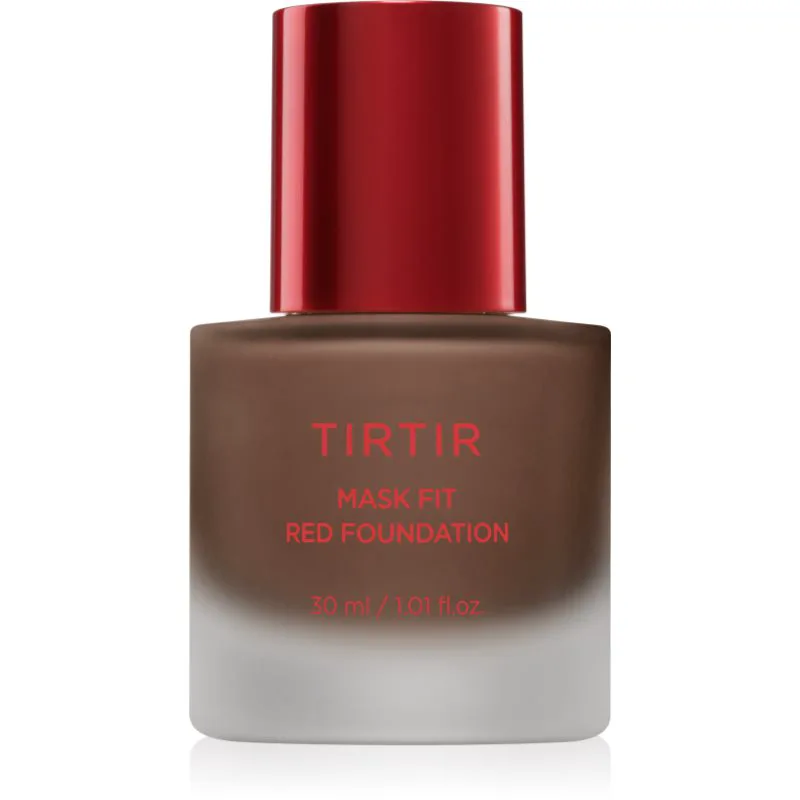 TIRTIR Mask Fit Red Foundation λαμπρυντικό ρευστό μεικ απ με ενυδατικό αποτέλεσμα απόχρωση 45W Chestnut 30 ml