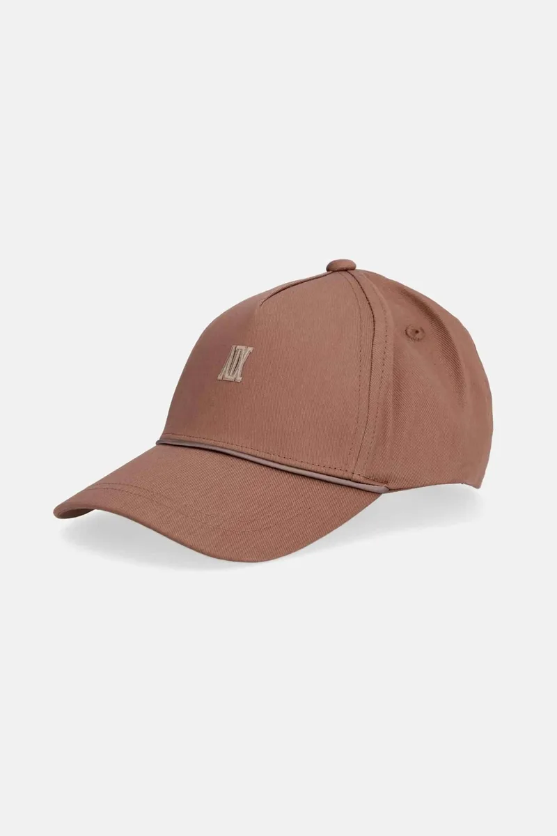 Armani Exchange γυναικείο καπέλο jockey με κεντημένο monogram - XW002373AF15502 Καφέ