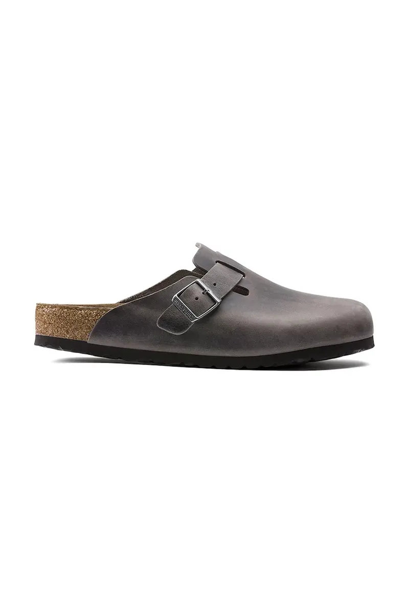 Birkenstock σαγιονάρες ανδρικά δερμάτινα mules Boston