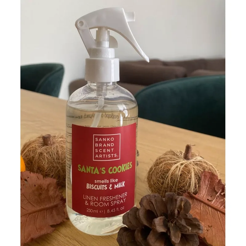 Aρωματικό υφασμάτων & room spray Santa's Cookies 250 ml