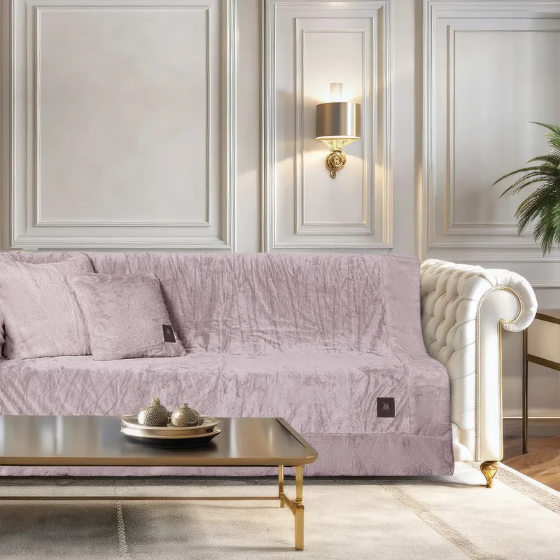 ΡΙΧΤΑΡΙ ΤΡΙΘΕΣΙΟ GREENWICH POLO CLUB VELVET PREMIUM 3969 NUDE 180Χ300CM