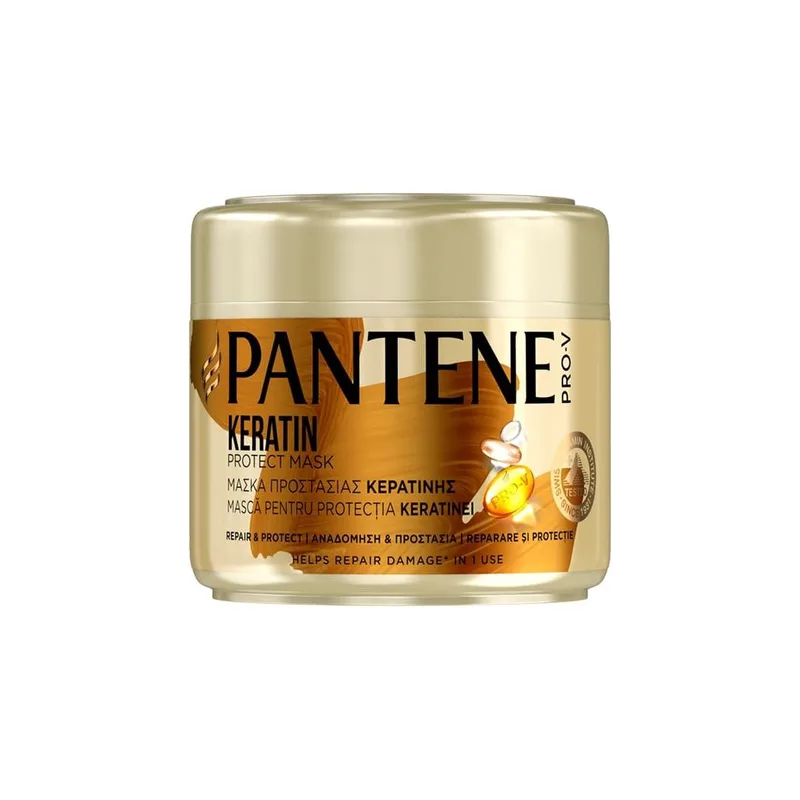 Pantene Pro-V Αναδόμηση & Προστασία Μάσκα Μαλλιών Για Αδύναμα Και Ταλαιπωρημένα Μαλλιά 300ml