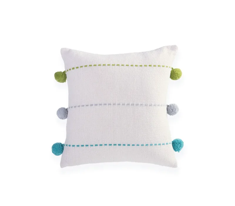 Βρεφικό Μαξιλάρι Διακόσμησης Nef-Nef Life Line Aqua/Lime 35x35