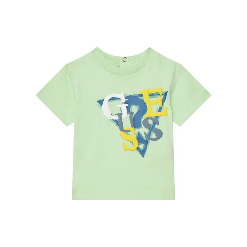 Guess T-Shirt I5GI01 K8HM4 Πράσινο Regular Fit