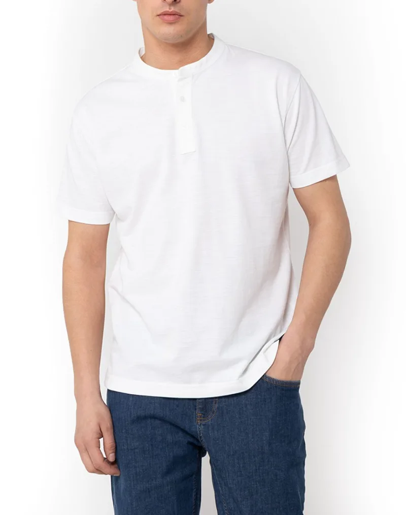 THE BOSTONIANS ΜΠΛΟΥΖΑ T-SHIRT PIQUE ΦΛΑΜΑ REGULAR FIT 3TS1301-WHITE White