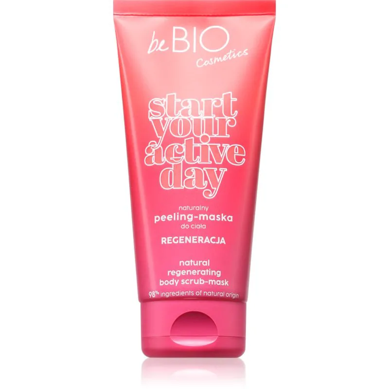 beBIO Start Your Active Day Scrub σώματος για ανάπλαση του δέρματος 200 ml