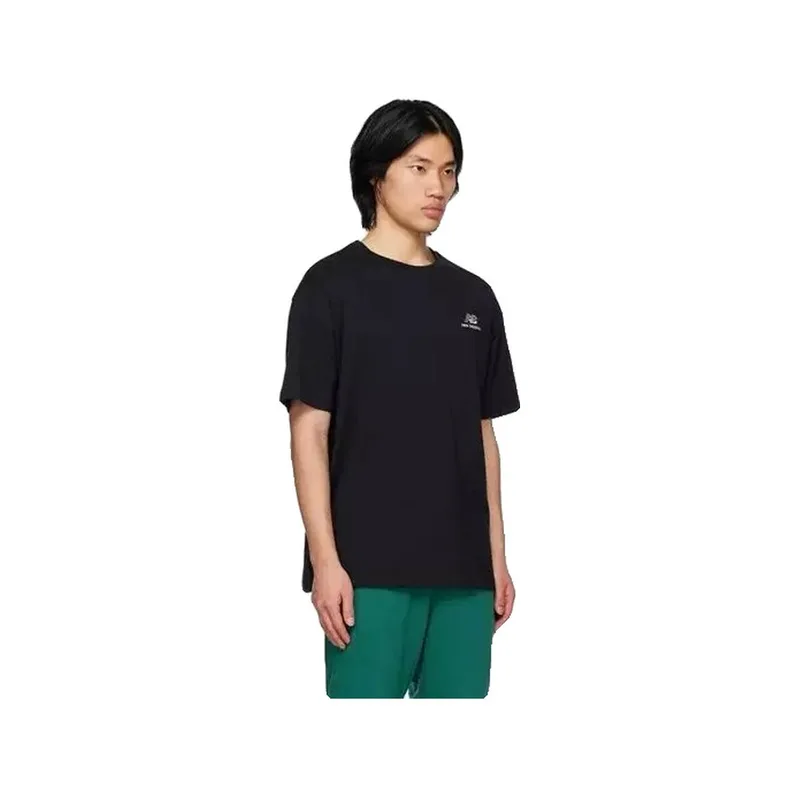 T-shirt με κοντά μανίκια New Balance T-shirt 100% coton manches courtes noir