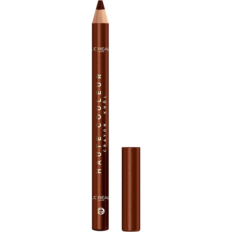 L'Oreal Paris Haute Couleur Crayon Khol Liner Taupe Κρεμώδης Μολύβι Ματιών για Έντονο Χρώμα & Εύκολη Εφαρμογή 1 Τεμάχιο - 160 Bronze Chiffon